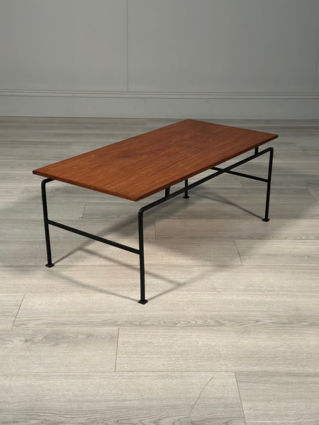 1960’s Teak and Steel Coffee Table