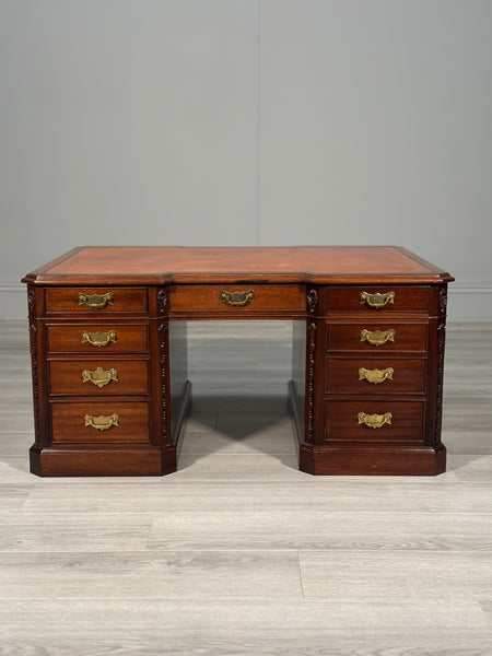 Georgian Furnishing Co. Mahogany Minature Executive Desk, Coffee Table