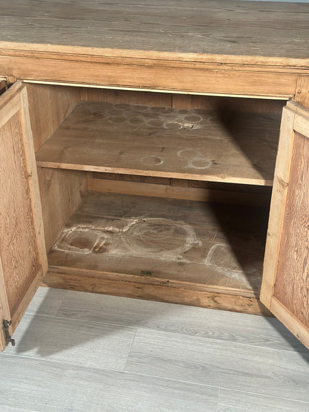 Large Antique Pine Shop Counter