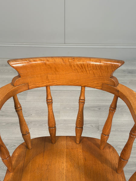 Antique Oak Captain’s Chair C.1910