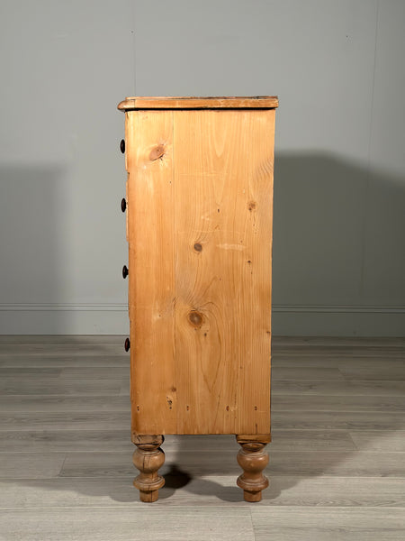 Large 19th Century Pine Chest Of Drawers