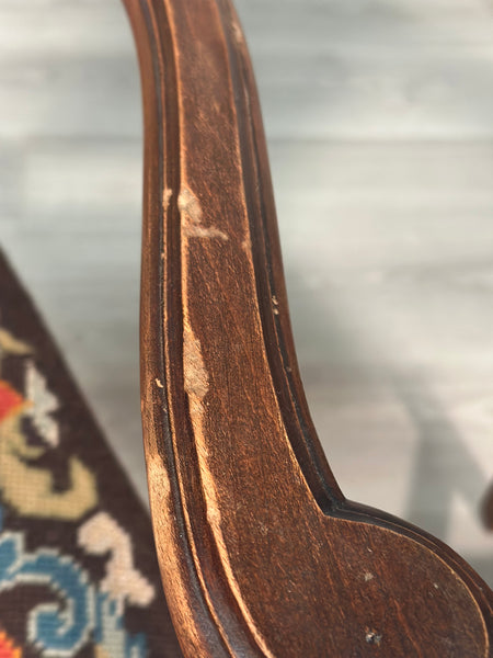 Pair of Antique Armchairs With A Gaspard De Wit Tapestry