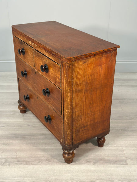 Antique Chest Of Drawers In Scumble Paint