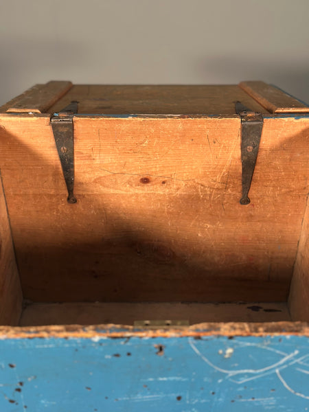 Victorian Pine Chest In Paint