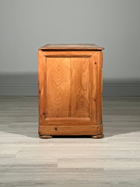 19th Century Wide Pine Chest Of Drawers
