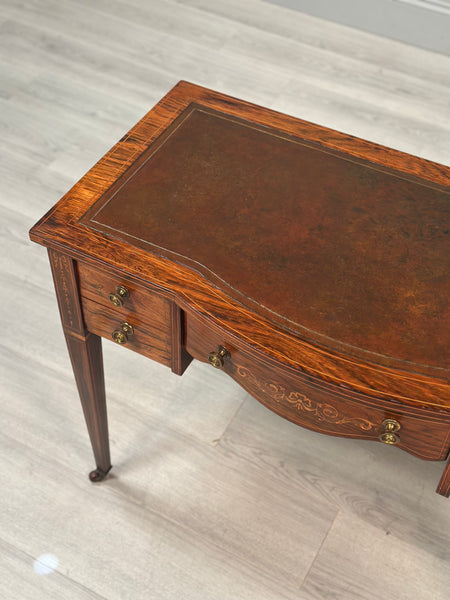 Sheraton Revival Rosewood Writing Table