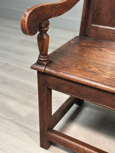 Antique Georgian Oak Settle