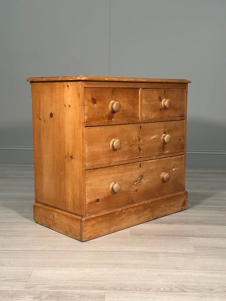 19th Century Pine Chest Of Drawers