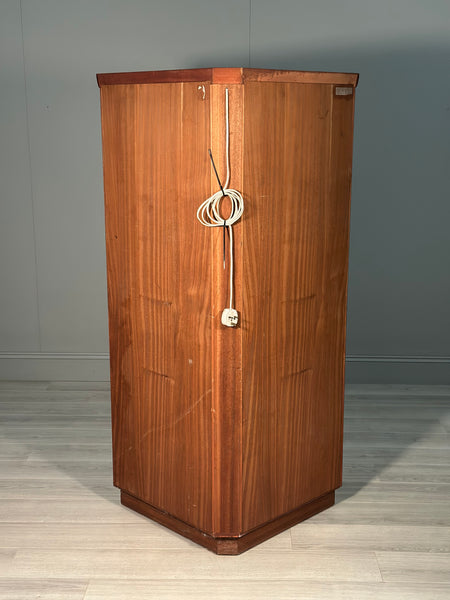 Danish Rosewood Corner Cabinet By Skovby