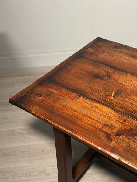 19th Century Style Cherry Wood Large Refectory Table