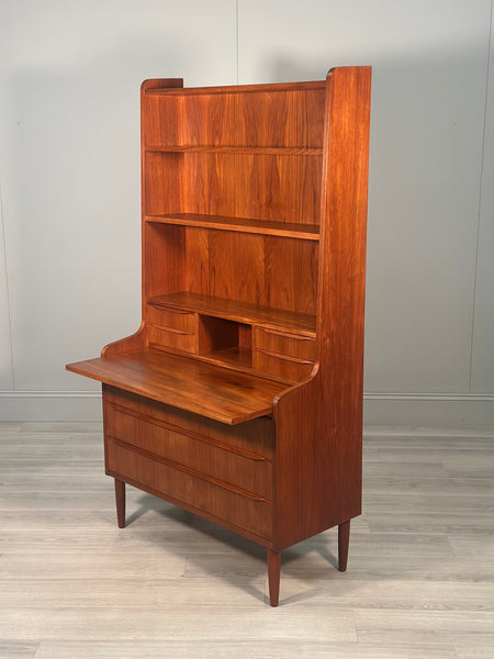 Danish Teak Bureau Bookcase By Erik Petersen For EP Mobler
