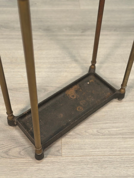 Antique Brass Stick Stand c1900