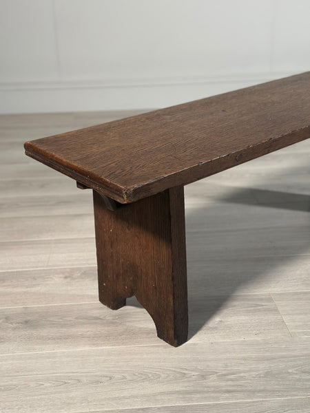 Huge Antique Oak Bench