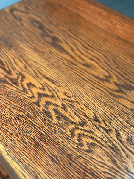 Edwardian Oak Chest Of Drawers