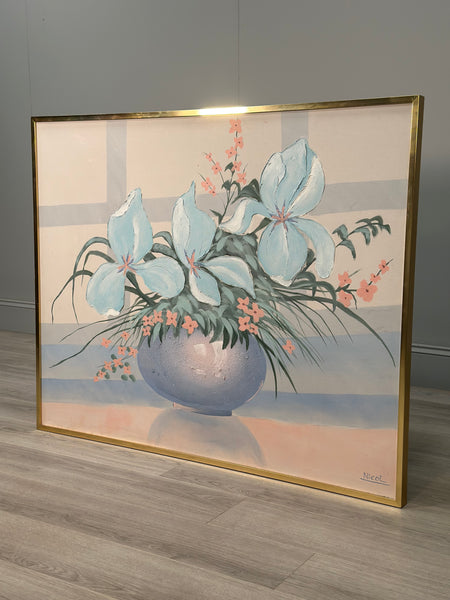 Large 20th Century Acrylic On Canvas signed ‘Nicol’