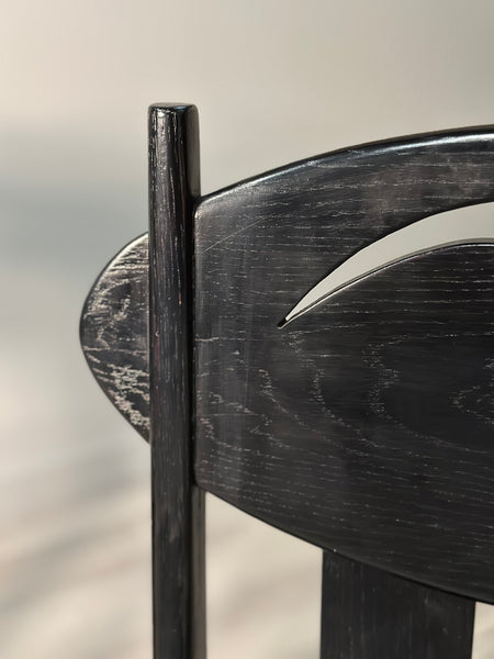 Set of 6 Argyle Dining Chairs Designed By Charles Rennie Mackintosh, Italy 1980’s