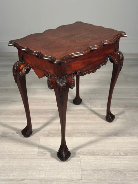 19th Century Irish Mahogany Side Table