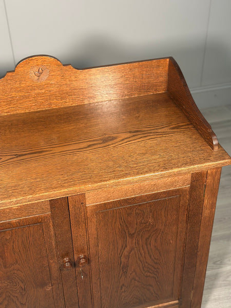 Arts And Crafts Oak Cupboard