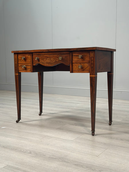Sheraton Revival Rosewood Writing Table