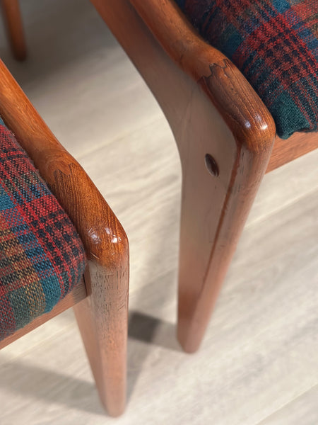 Set Of Six Danish Dining Chairs By Erik Buch C.1970