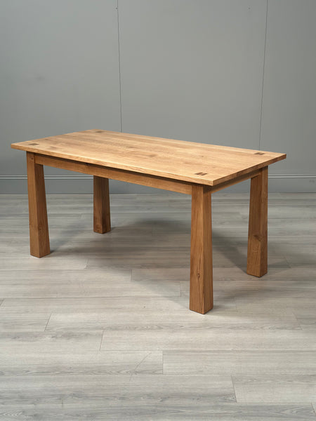 Arts And Crafts Style Oak Dining Table