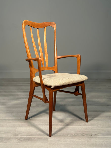 Set Of 6 Danish Teak Ingrid Dining Chairs By Niels Koefoed