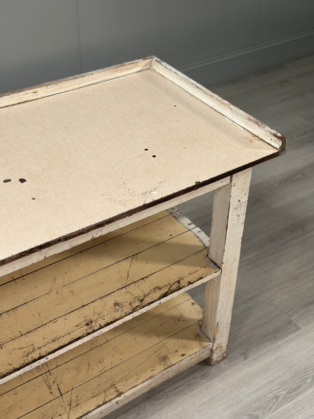 Antique Industrial Prep Table C.1930