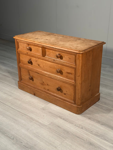 Victorian Pine Chest Of Drawers