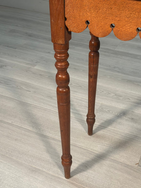 Antique Ecclesiastical Oak Console Table