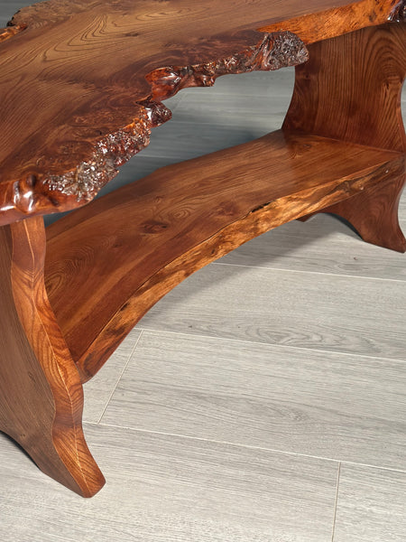 Burr Elm Natural Coffee Table
