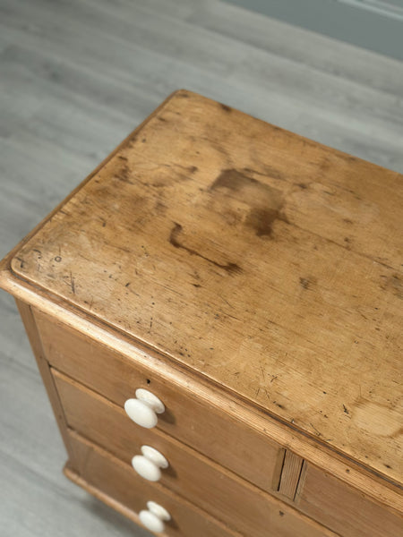 Victorian Pine Chest Of Drawers