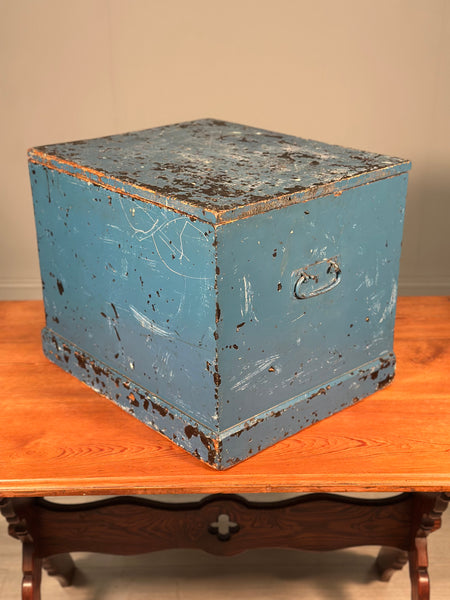Victorian Pine Chest In Paint