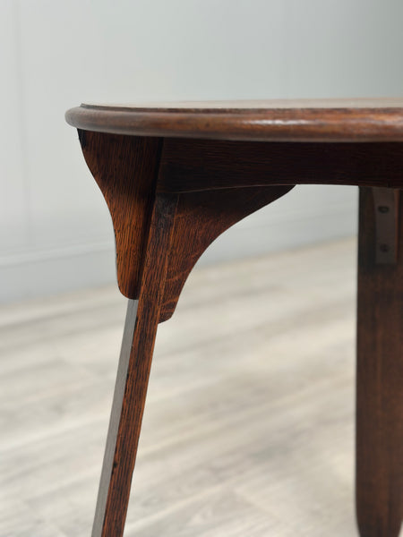 Arts & Crafts Oak Cricket Table c1930