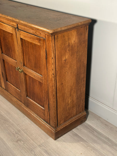 Large Antique Oak School Cupboard