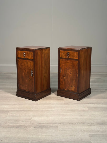 Pair Of Original Art Deco Bedside Cabinets