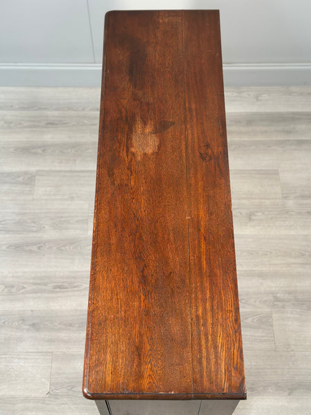 Antique Oak School Cupboard c.1900