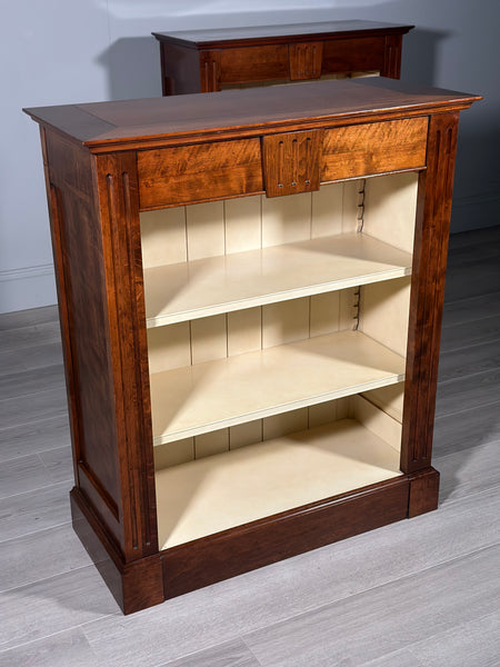 A Matching Pair Of Antique Style Mahogany Book Cases By Grange