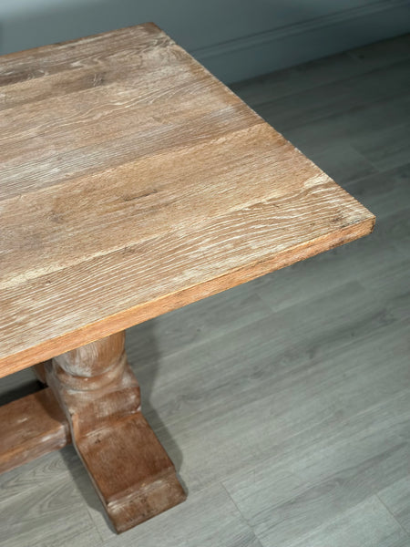 Vintage Large Oak Refectory Table