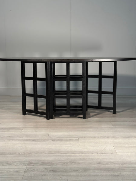 DS1 Dining Table Designed by Charles Rennie Mackintosh, Italy 1980’s