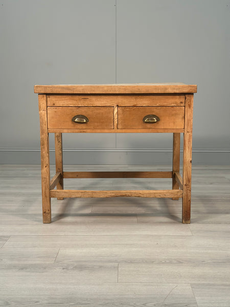 Antique Bakers Prep Table