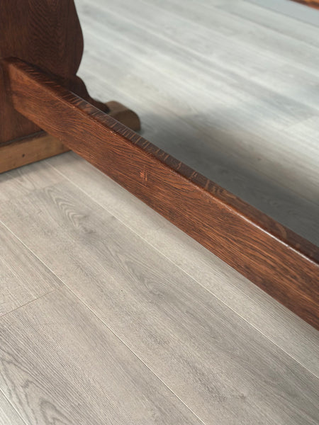 Antique Oak Refectory Table