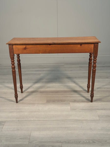 Antique Ecclesiastical Oak Console Table