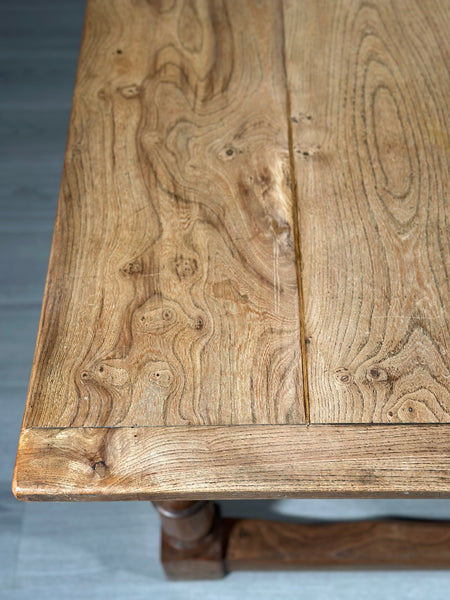 Antique Elm Refectory Table