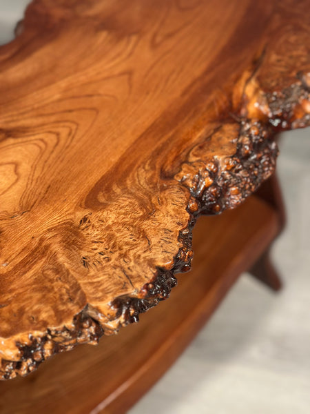 Burr Elm Natural Coffee Table