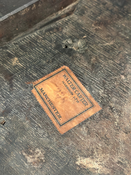 Carved Oak Antique Occasional Table By Walter Carter Harrod’s