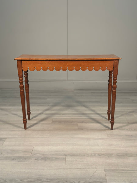 Antique Ecclesiastical Oak Console Table