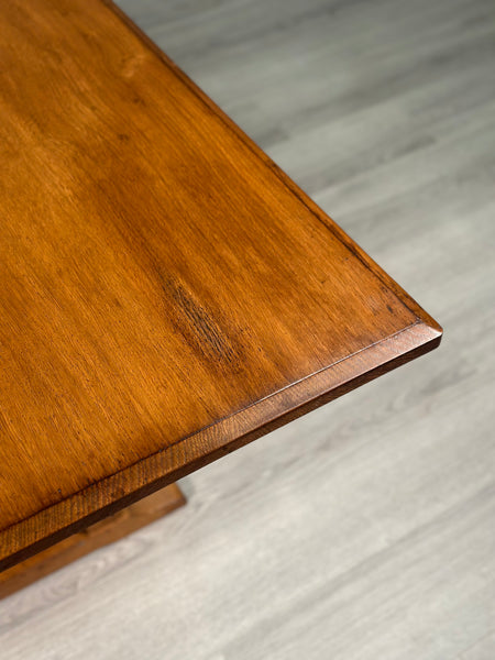 Arts and Crafts Oak Refectory Table By Arthur Reynolds Of Ludlow