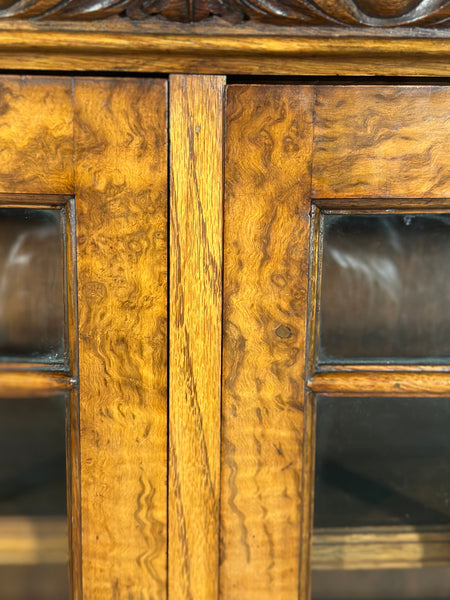 Antique Pollard Oak Bookcase C.1900