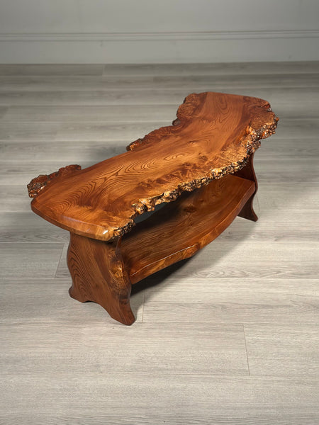 Burr Elm Natural Coffee Table