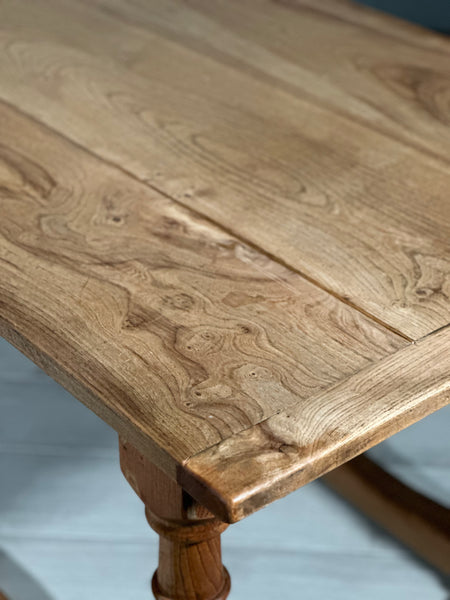Antique Elm Refectory Table